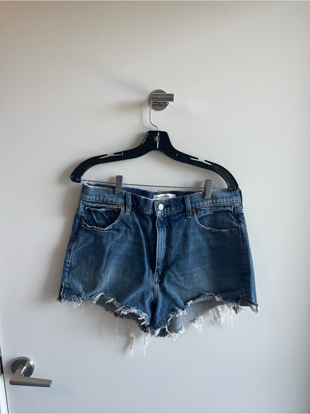 Abercombie The Mom Short High Rise Jean Shorts